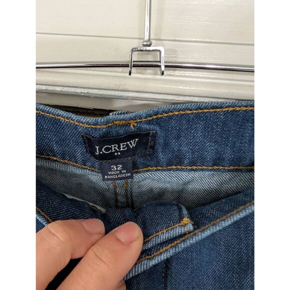 J. Crew denim trouser Pant women's 32 career minimalist‎ preppy coastal - Picture 5 of 8